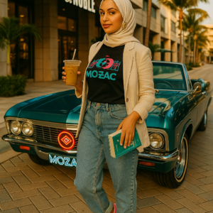 MOZAC Miami Vibes ‘305 Breeze’ Womens Tshirt